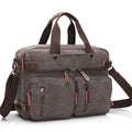 Laptop Travel Shoulder Bag Briefcase (Gray)