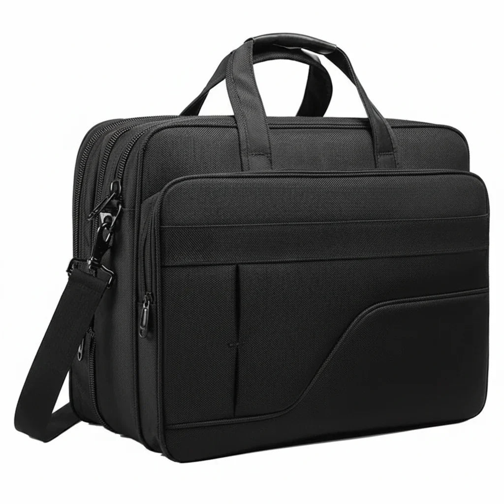 Large Capacity Laptop Briefcase Messenger Bag