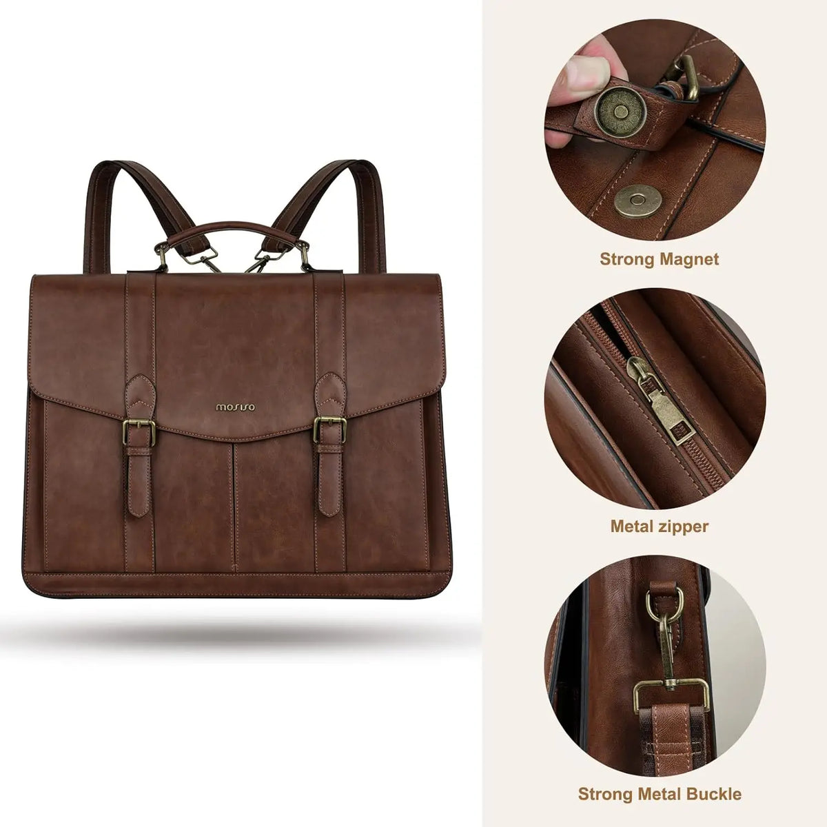 Vintage Laptop Messenger Bag