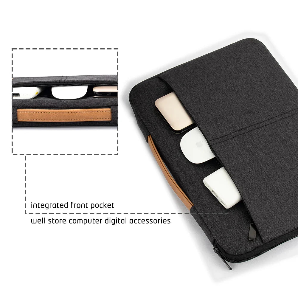 Laptop Sleeve Bag Shockproof Grey
