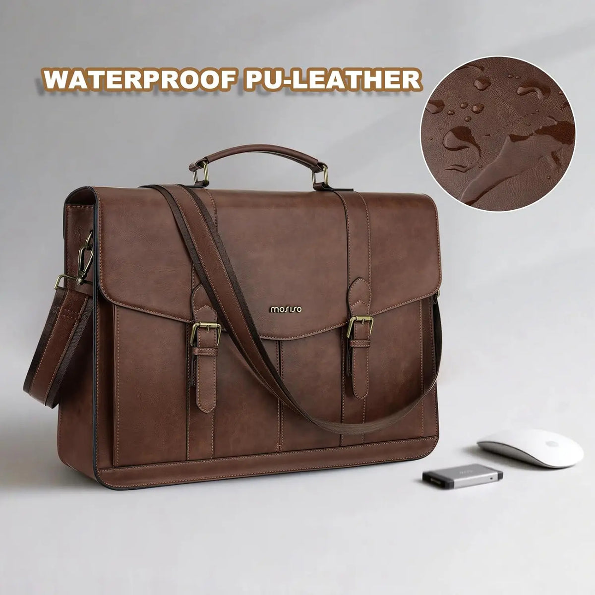 Vintage Laptop Messenger Bag